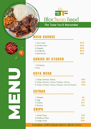 Opinii despre BlocTwoo Food în Kempton Park - Hospitality and gastronomy