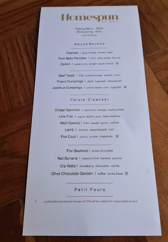 Opinii despre Homespun Claremont în Cape Town - Hospitality and gastronomy