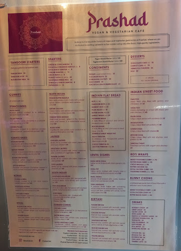 Prashad Café (Kloof Street) - Cape Town