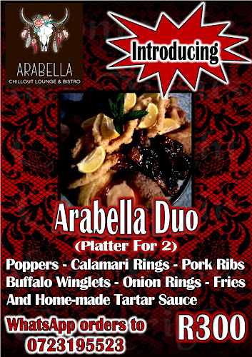 Opinii despre Arabella Chillout Lounge & Bistro în Graaff-Reinet - Hospitality and gastronomy