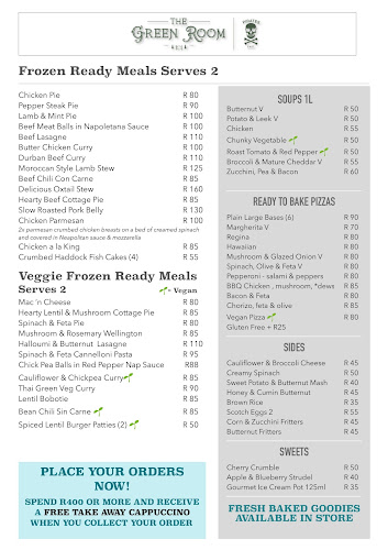 Opinii despre The Green Room în Randburg - Hospitality and gastronomy