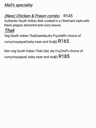 Comentarii opinii despre Malis Indian Restaurant