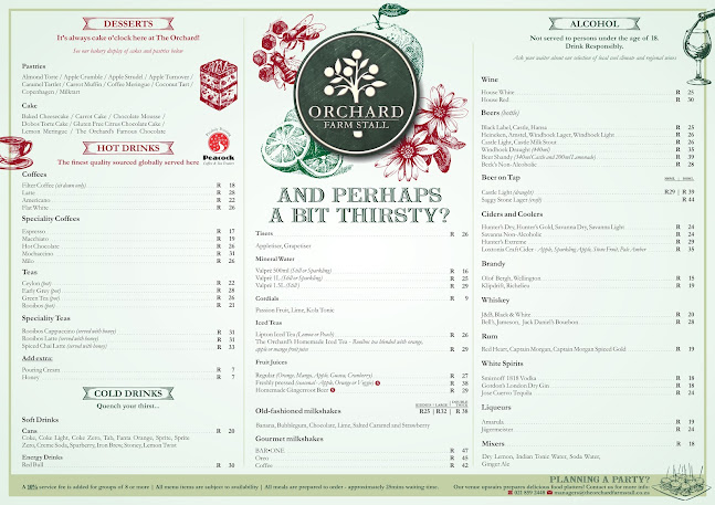 Opinii despre The Orchard Farm Stall în Grabouw - Hospitality and gastronomy