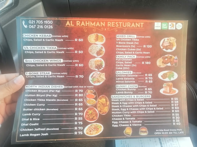 Opinii despre Al Rehman Restaurant & Take Away în Cape Town - Hospitality and gastronomy
