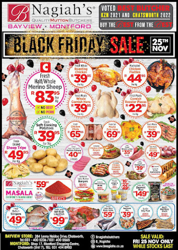 Opinii despre B. Nagiah's Montford în Chatsworth - Hospitality and gastronomy