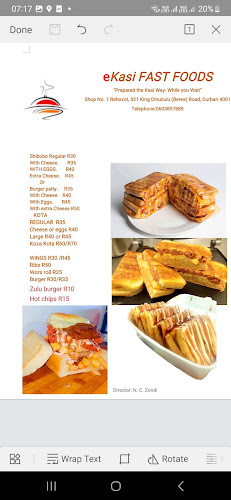 eKasi style fast food - Hospitality and gastronomy