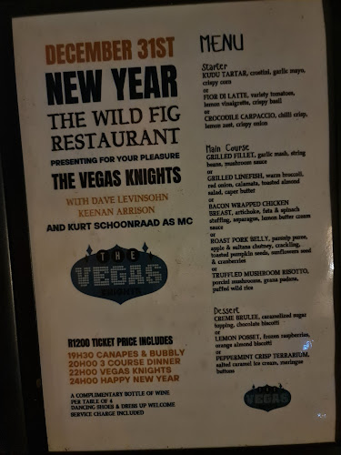 Opinii despre The Wild Fig Restaurant în Cape Town - Hospitality and gastronomy