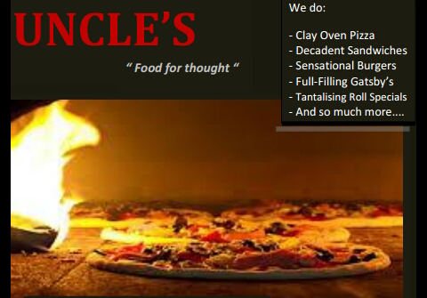 Opinii despre Uncle's ''food for thought'' în Johannesburg - Hospitality and gastronomy