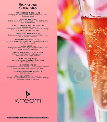 Opinii despre Kream Restaurant Montecasino în Johannesburg - Hospitality and gastronomy