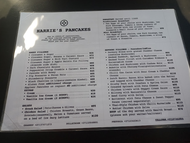 Opinii despre Harrie's Pancakes în Cullinan - Hospitality and gastronomy