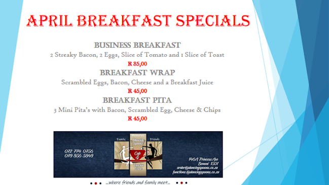 Dancing Spoons Cafe & Function Venue - Benoni