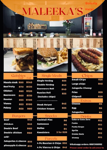 Opinii despre Maleeka’s în Grabouw - Hospitality and gastronomy