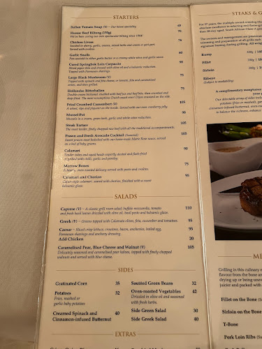 The Hussar Grill Mouille Point - Cape Town