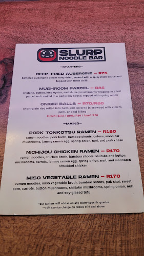 Opinii despre Slurp Noodle Bar în Stellenbosch - Hospitality and gastronomy
