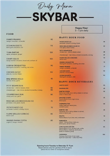 Opinii despre Skybar în Cape Town - Hospitality and gastronomy