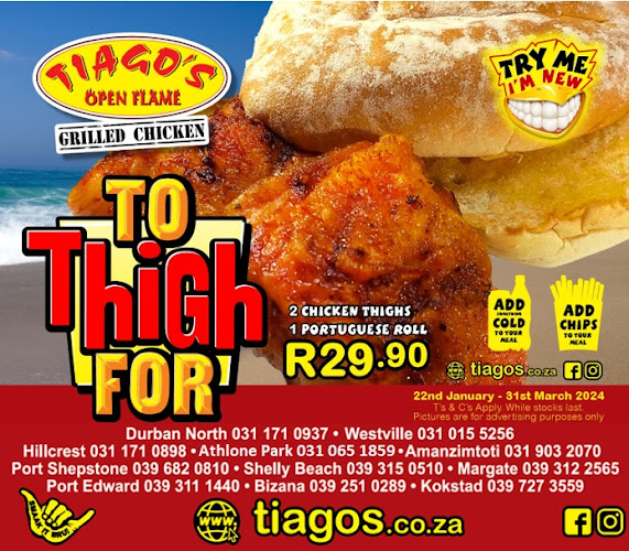 Tiago's Shelly Beach - Hospitality and gastronomy