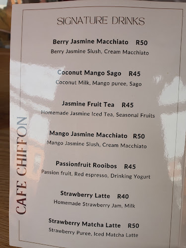CAFE CHIFFON - Cape Town