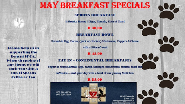 Opinii despre Dancing Spoons Cafe & Function Venue în Benoni - Hospitality and gastronomy