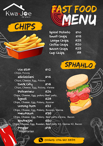 Opinii despre Kwa Joe- Ek'dleni în Ekangala - Hospitality and gastronomy