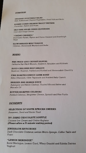 The Restaurant at Newton Johnson - Hospitality and gastronomy