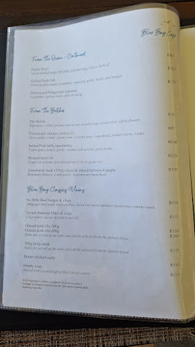Opinii despre Blue Bay Café at Blue Bay Lodge în Saldanha - Hospitality and gastronomy
