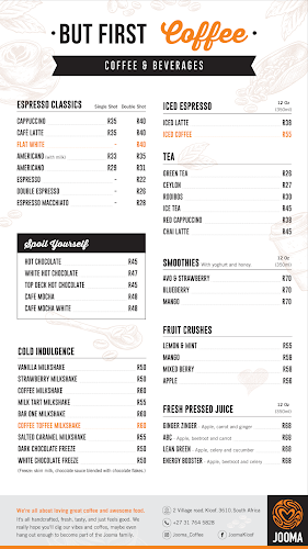 Jooma Coffee - Hospitality and gastronomy