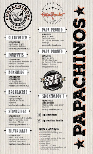 Papachinos Clearwater - Roodepoort