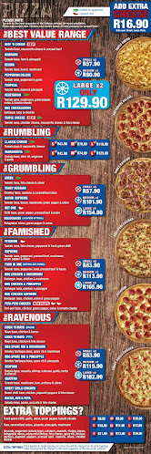 Opinii despre Roman's Pizza Platinum Park Polokwane în Polokwane - Hospitality and gastronomy
