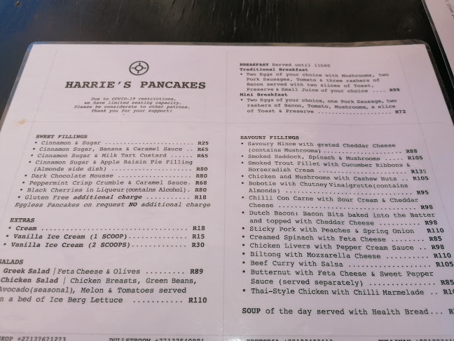 Harrie's Pancakes - Cullinan