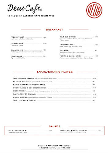 Deus Ex Machina - Kloof Street - Cape Town