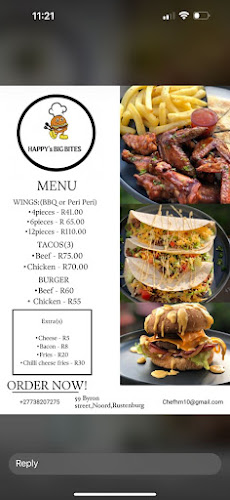 Happy's Big bites - Hospitality and gastronomy