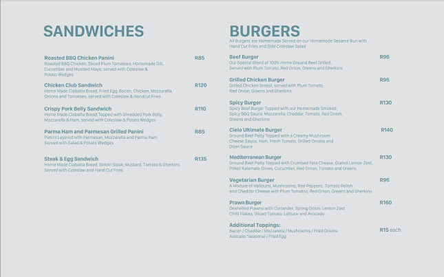 Cielo Restaurant - Benoni