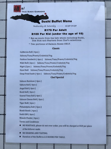 Comentarii opinii despre Mai Thai Sushi Gardens