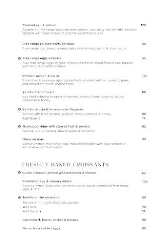 Ya-Ya Cafe - Hospitality and gastronomy