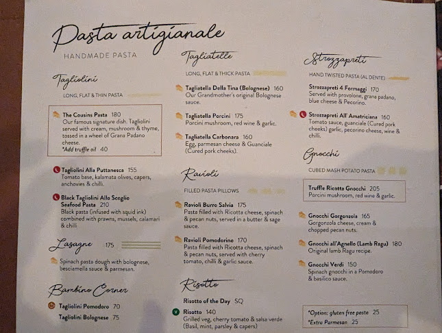 Opinii despre The Cousins Trattoria în Cape Town - Hospitality and gastronomy